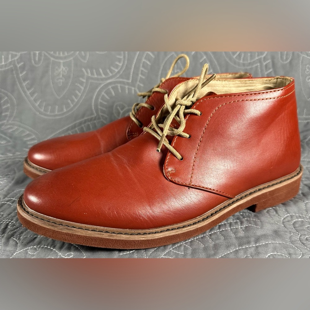 Deer Stags Ballard Big Boys Brown Lace Up Chukka Boots Size Big Boys 7